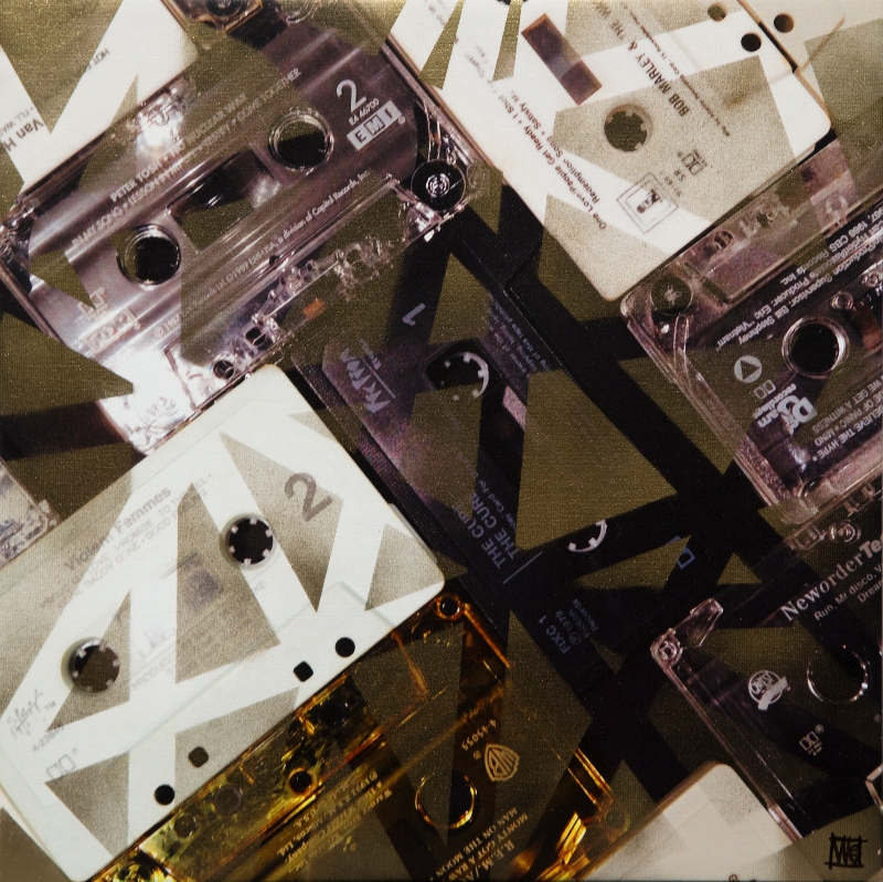 I Made You a Mixed Tape III by artist Melissa Wen Mitchell